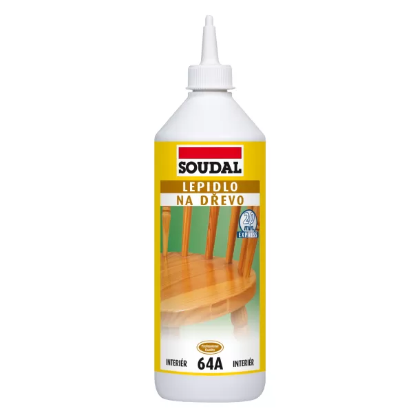 SOUDAL Lepidlo na dřevo 64A rychleschnoucí 750g