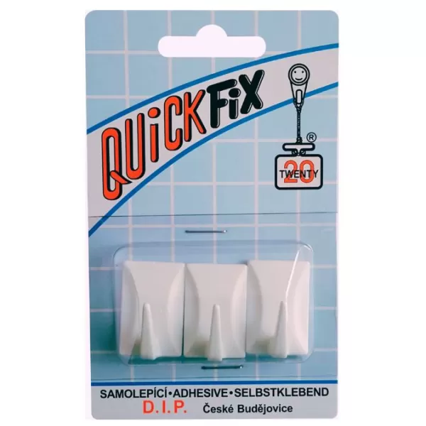 Háček QUICK FIX typ 4 bílá sada