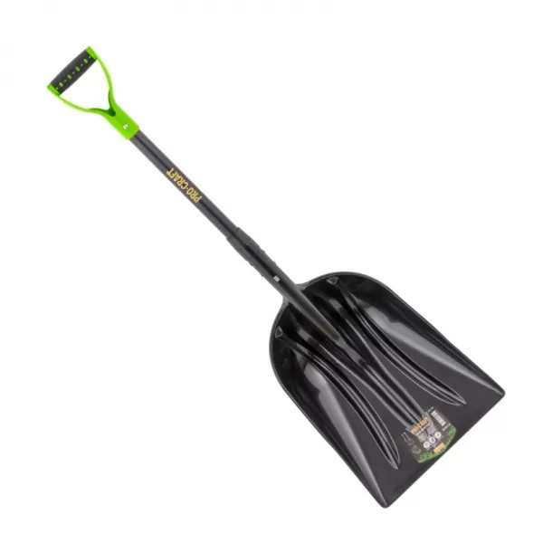 PROCRAFT Lopata na sníh a obilí 36,5cm plast.se sklolaminátovou násadou dlouhá 115cm GPS-1150