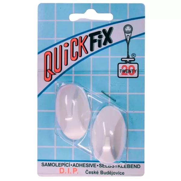 háček QUICK FIX typ 2 bílá sd