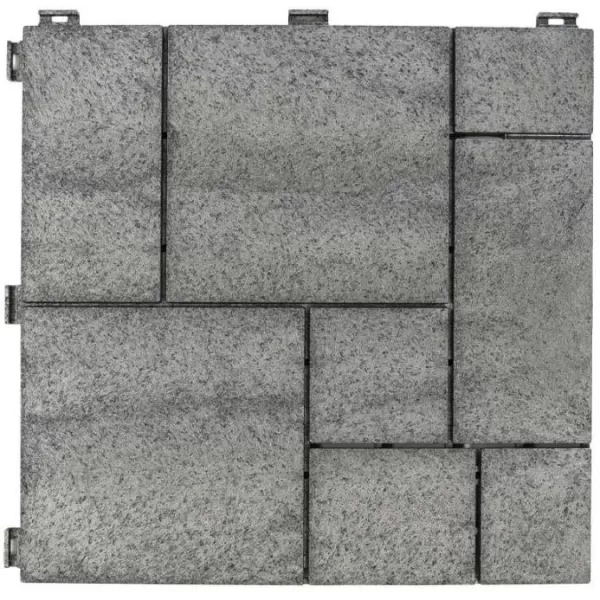 Terasový dílec MOSAIC 30,5x30x5x1,5cm COOL GREY