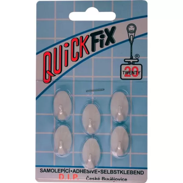 háček QUICK FIX typ 5 bílá sd