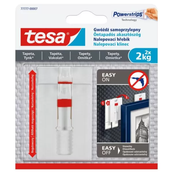 Hřebík TESA nastavitelný nalepovací tapety a omítka 2kg