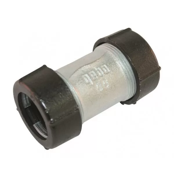 GEBO svěr. spojka oboustr.pro ocel.trubku O 1 1/2"