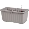 Truhlík samozavlažovací Siesta LUX - taupe 40cm
