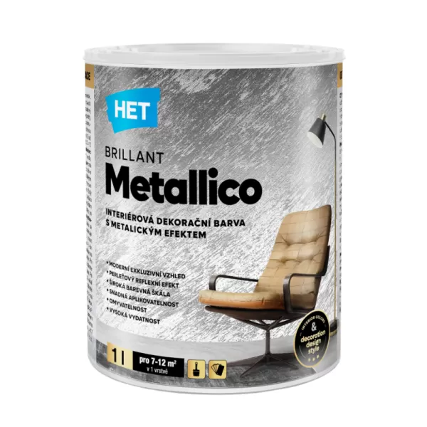 HET BRILLANT METALLICO - báze - 900 gold - 1l