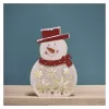 EMOS 5LED XMAS WOOD SNOWMAN 2AA T WW DCWW07