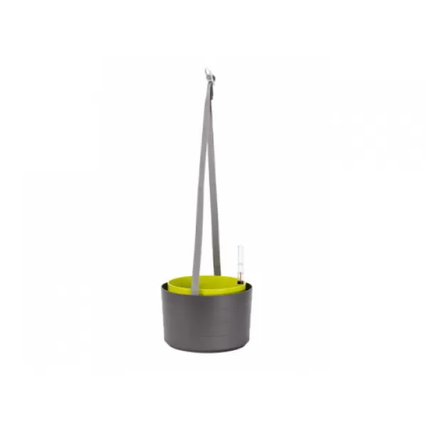 Žardina samozavlažovací Berberis - antracit + zelená 26 cm