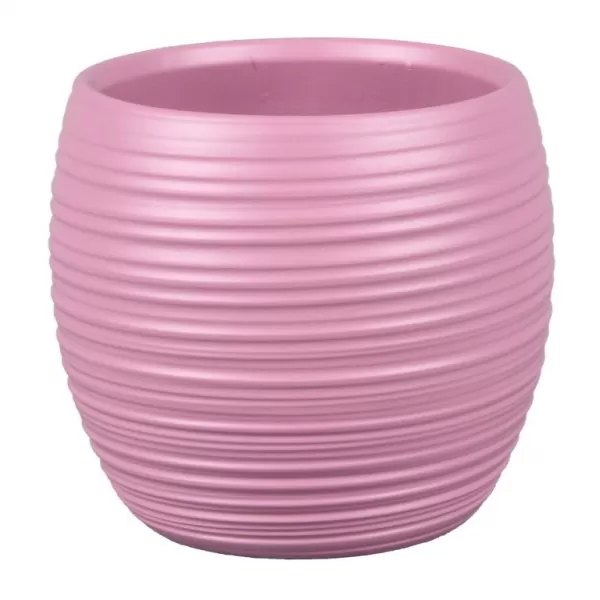 Obal LIGNE SOUDEK/proužky/d17cm/fialový mat