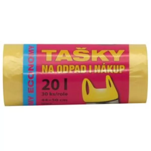 Mikrotenové tašky na roli 20l/30ks 44x50