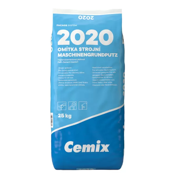 CEMIX 2020 Omítka jádrová strojní 25kg (48ks)