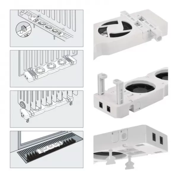 EMOS Sada pro ventilátor pod radiátor MONO P56PR1