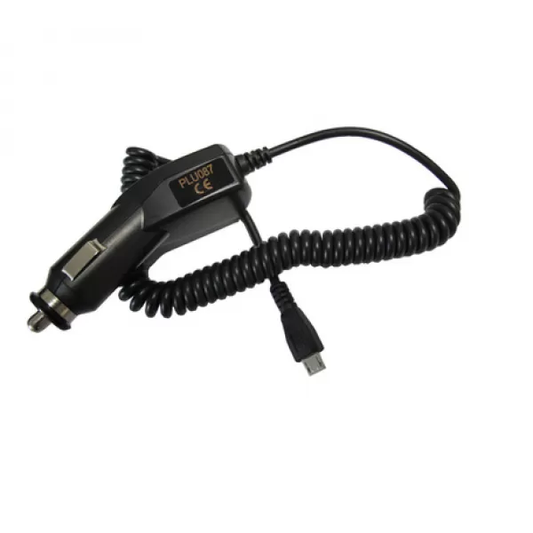 USB nabíjecí autoadaptér, micro USB 4200mA, DC 12-24V černý