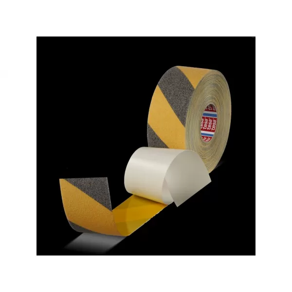 Páska výstražná protiskluz.15m x50mm černo-žlutá 60951