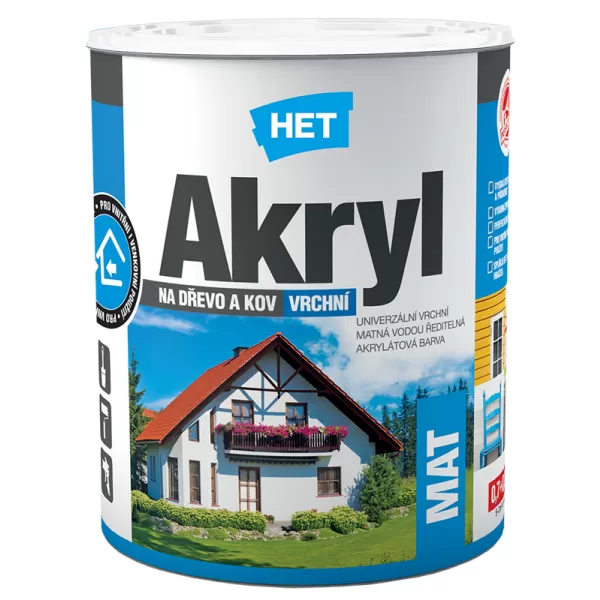 HET Akryl fialová mat 0360 0,7kg