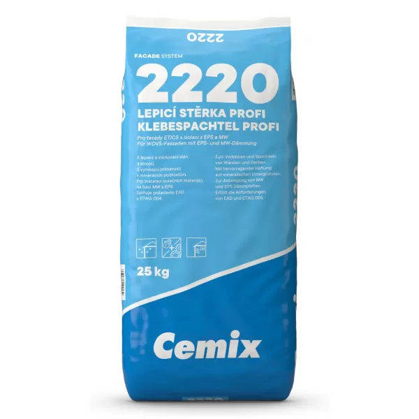 CEMIX 2220 Lepicí a stěrková hmota PROFI 25Kg (48ks) DOPRODEJ
