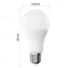 EMOS LED žárovka Classic A60/E27/13W (100W)/1521lm/teplá bílá 3ks/bal. ZQ5E61.3