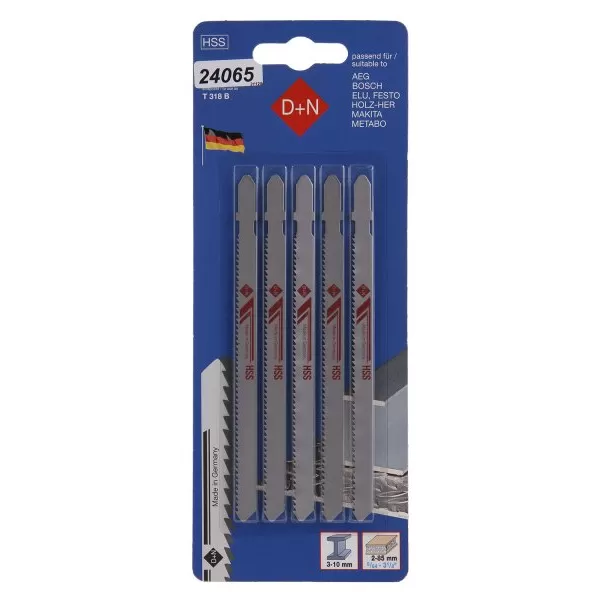 Pilka přímoč. 5ks 100mm/1.3mm,HSS,31120