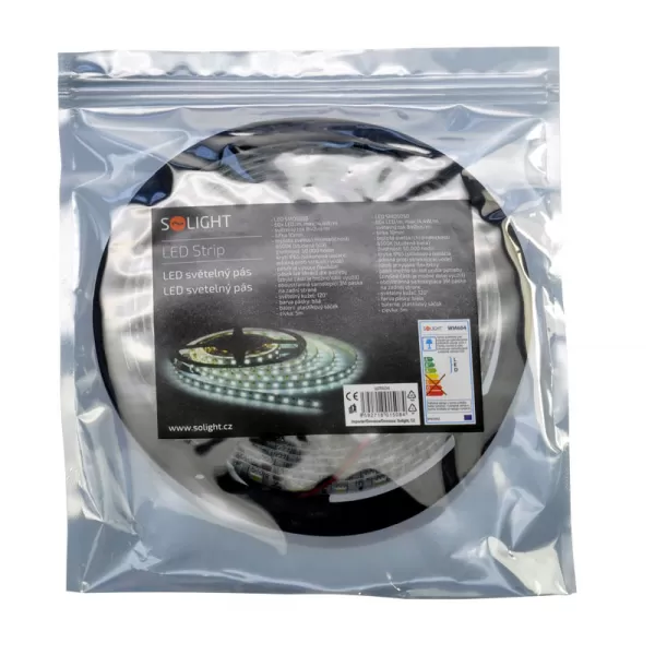 LED Pás světelný 5m, SMD5050 60LED/m, 14,4W/m, IP65, studená bílá