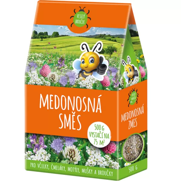 Travní směs Veselý brouček - Medonosná louka 500 g