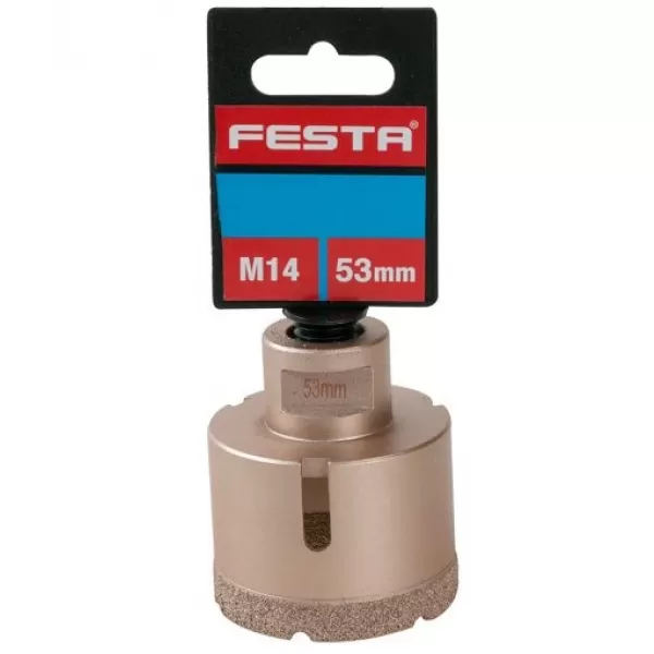Korunka vykružovací FESTA diamantová 53mm M14 8590804093176