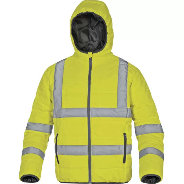 Bunda DOON HV, fluo žlutá 2XL
