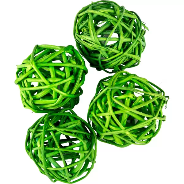 Dekorace -Lata Ball 4cm-zelený 4ks