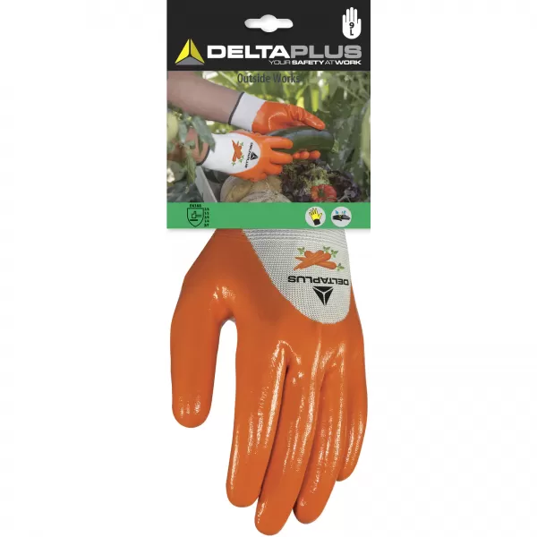 Rukavice DPVE715 vel. 9 (L) bílá-oranžová