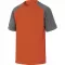 Tričko kr. GENOA vel.3XL šedá-oranž