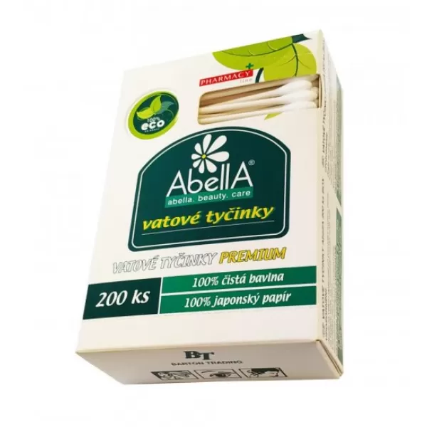 Vatové tyčinky Abella 200 premium