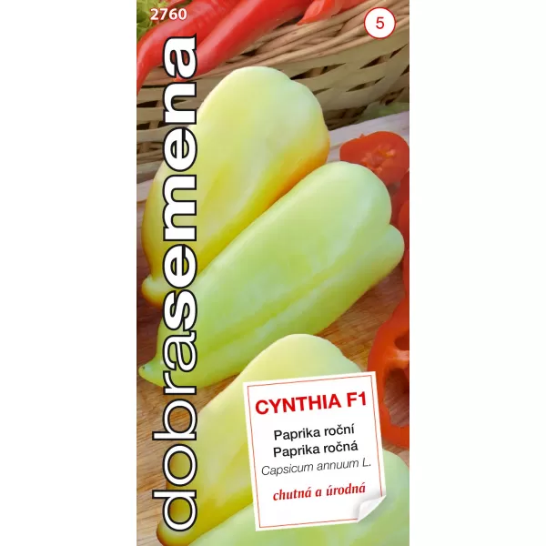 Dobrá semena Paprika zel. - Cynthia F1, sladká 15s