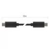 EMOS Nabíjecí a datový kabel 2.0 USB-C/USB-C, 2m černý SM7029BL