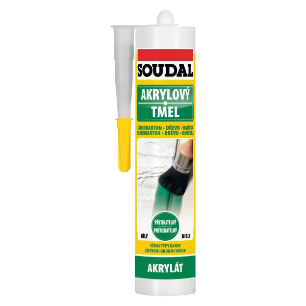 SOUDAL Tmel akrylový 280ml šedý