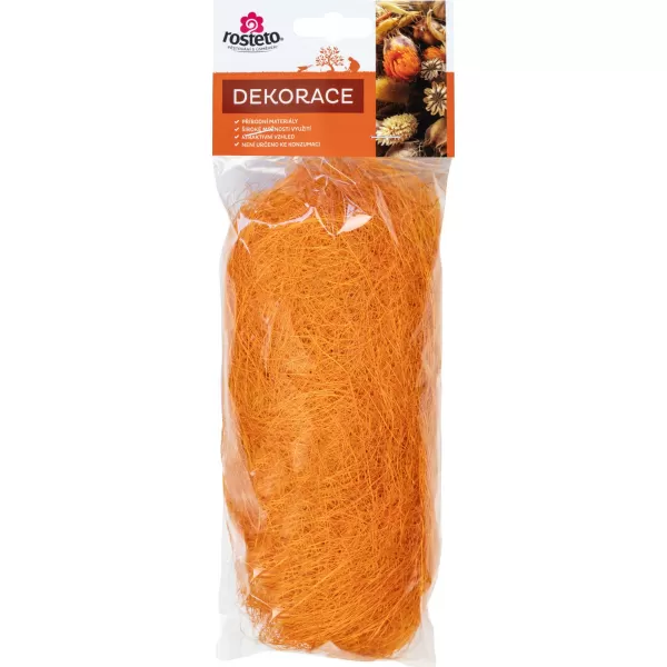 Sisálové vlákno Rosteto 30 g zlatooranžové