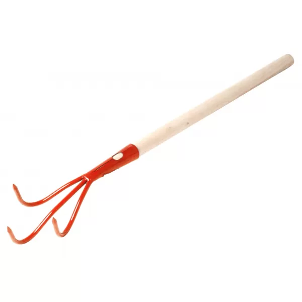Kypřič 3 hrotý s násadou 50 cm Rosteto - oranžová
