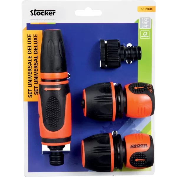 Sada příslušenství DeLuxe 1/2" 5/8" 3/4" Stocker s eurozávěsem