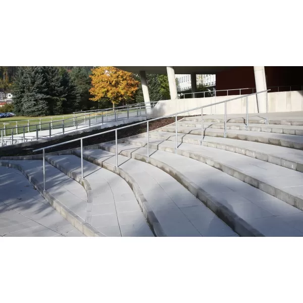 CSB-Obrubník T 8x25x78 R1,0 vnější šedý