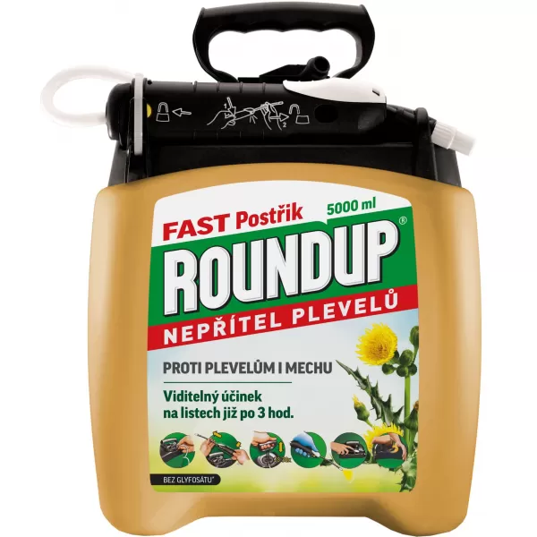 Roundup Fast / bez glyfosátu - 5 l rozprašovač /P&GO 2/