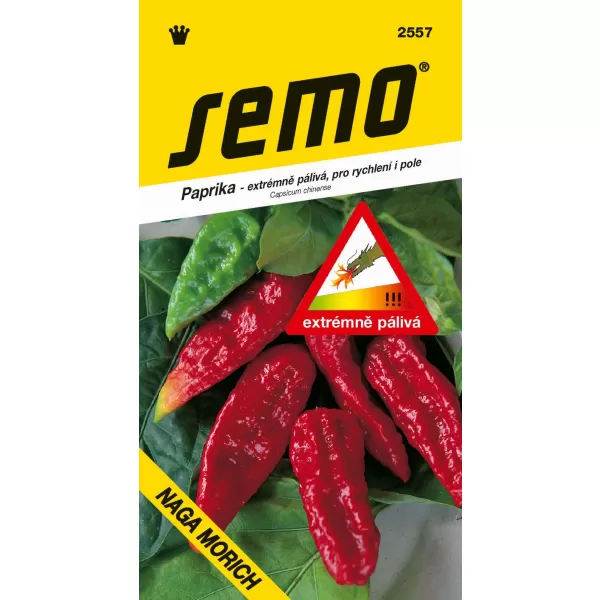 Paprika zel. pálivá - Naga Morich 15s /SHU 1 050 000/