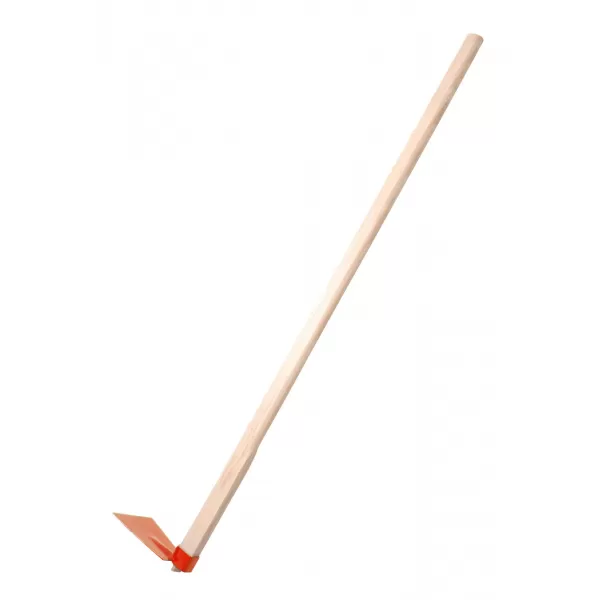 Motyka s násadou 100 cm Rosteto - plochá š. 125 mm - oranžová
