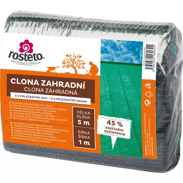 Clona zahradní 45% Rosteto - 5 x 1 m zelená