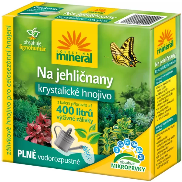 Krystalické hnojivo s lignohumátem - Na jehličnany a okr. keře 400 g