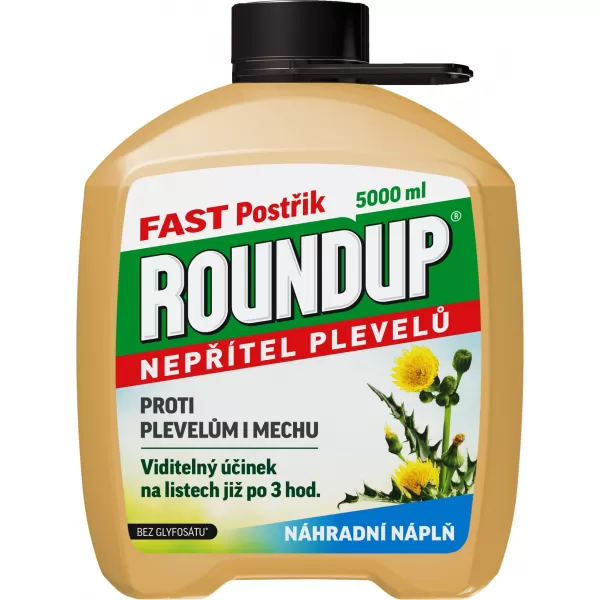 Roundup Fast / bez glyfosátu - 5 l náhradní náplň