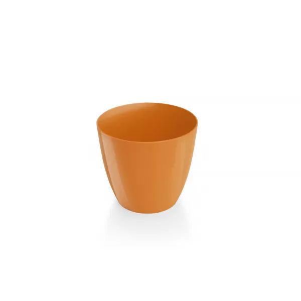 Obal Ella - lesklá oranžová 9 cm