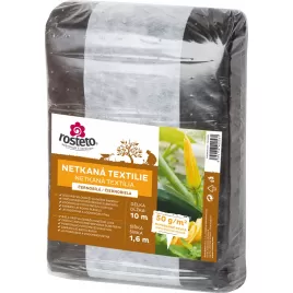 Neotex / netkaná textilie Rosteto - černobílý 50g šíře 10 x 1,6 m