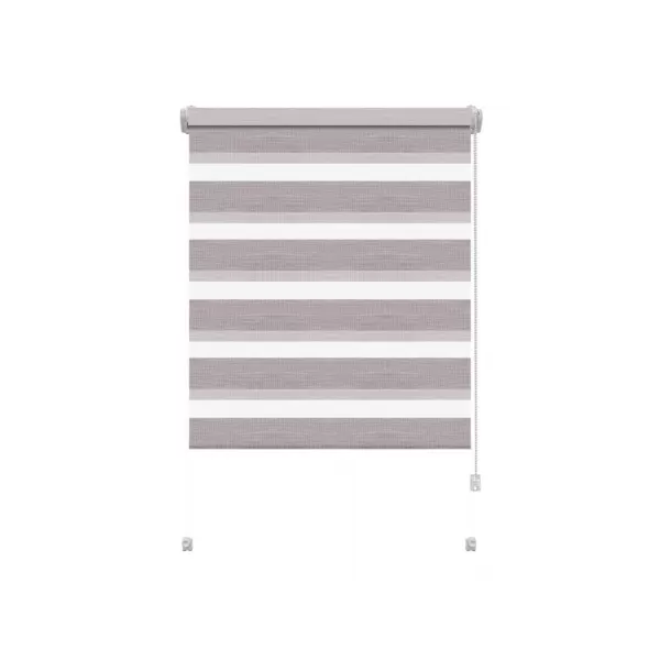 Roleta Zebra den/noc 97x150cm, Silvalin mocca