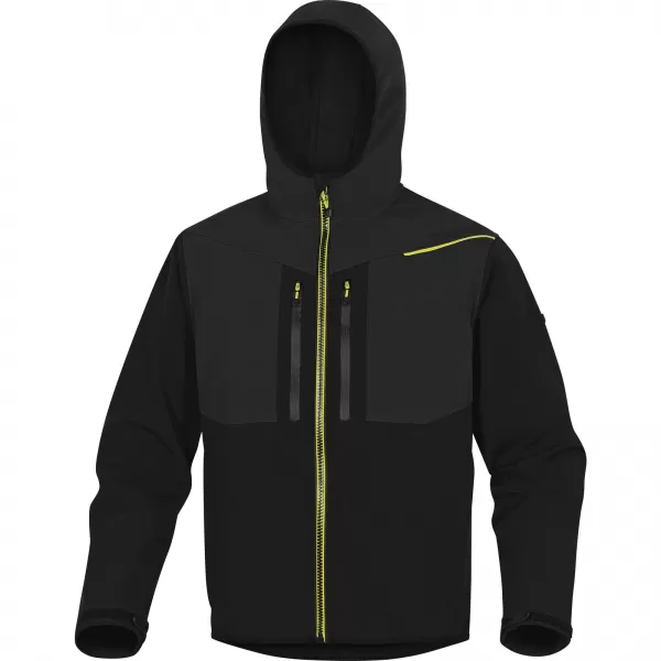 BUNDA Horten2 softshell vel. 2XL černá/žlut.