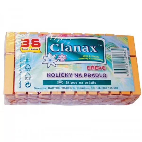 kolíčky dřevěné 36ks