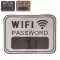 Tabule plech křídová heslo wifi 39x29 cm 3ASS