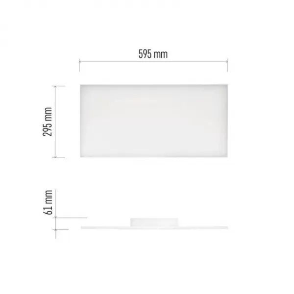 EMOS LED Panel PŘ.BEZRÁ. 30x60 24W/ZM5182/